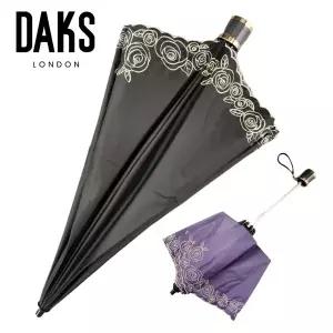 [롯데백화점]닥스 컬러코팅 로즈패턴자수장식 2단양산 PBI0441I