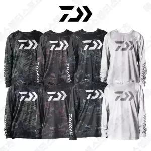 다이와 DAIWA 여름 낚시복 긴팔 후드 라운드 티셔츠 메쉬 통풍 루어 갯바위 선상