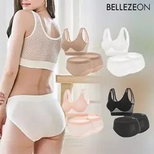[벨레즈온]에어홀 메쉬 심리스 브라팬티(12종)