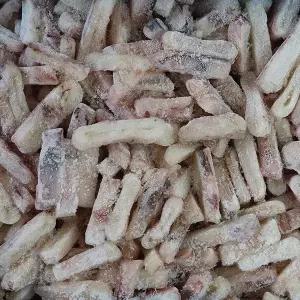 냉동 오징어링 4kg 절단몸귀반반 (무탈피) 절단 통오징어