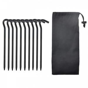 캠핑조이 알루미늄 단조팩 l 10p 블랙 ㄱ자 텐트팩 캠핑펙 캠핑팩 지주팩