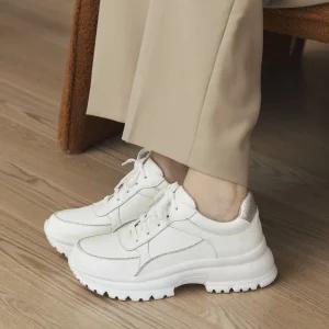 [무크] 여화 케샤 소가죽 키높이 스니커즈 2colors