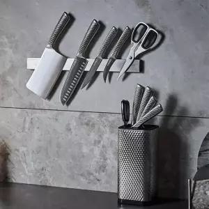 올스텐 칼블럭 세트 6종 (칼블럭+규조토/중식도/식도/과도/곡선도/가위)