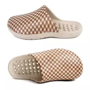 [골드스마일]막힌 체크 슬리퍼 욕실화 화장실신발 미끄럼방지 안미끄러운슬리퍼