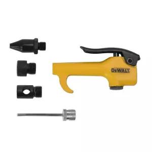 DEWALT DXCM035-0036 5피스 휴대용 에어건 키트 (벤츄리 팁, 고무 팁, 어댑터 및 바늘 팽창 팁 포함)