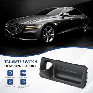 현대 제네시스 호환 제품 G80 세단 호환  A16P-트렁크 릴리스 버튼 2015-2020 81260B10104X 뒷문 스위치