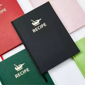 [셀러에이드]레시피 PU 노트 B5 베이킹 요리 다이어리 수첩 기록장 감성다이어리