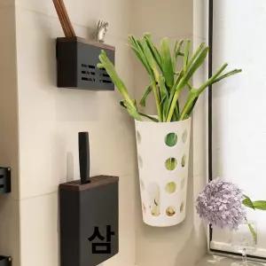 벽걸이 주방 보관함 대형 채소 마늘 생강 수납 선반 정리함