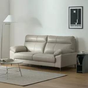 [모던하우스(가구)] 모던하우스 뉴토리 천연면피가죽 3인 소파 그레이 LS0225001