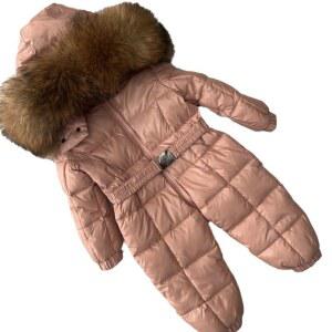 아동 스키복 화이트 다운 아동용 원피스 재킷 소년 소녀용 두꺼운 따뜻하고 캐주얼한 공주 코트 스키 슈트