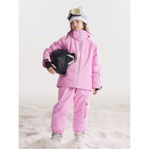 아동 스키복 일상 착용에 적합한 그리고 소년 소녀용 따뜻한 스노우 슈트 재킷