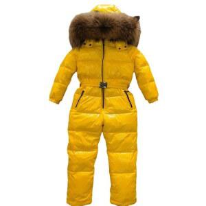 아동 스키복 어린이용 신상 겨울 아동용 다운 재킷 대형 원피스 화이트 두꺼운 어린이