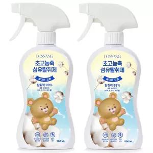로쌩 섬유탈취제 대용량 베이비 코튼 본품, 500ml, 2개