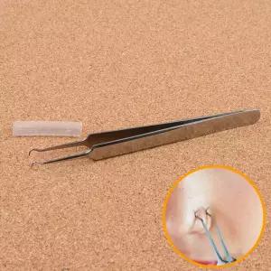 피지 압출 핀셋 블랙헤드 제거 집게 짜는 도구