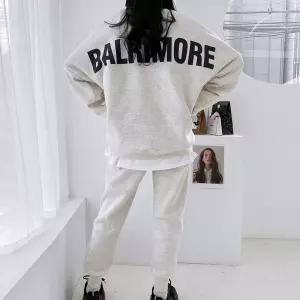 맨투맨 홈웨어 조거 상하세트 빅사이즈 츄리닝 운동복 볼티기모세트