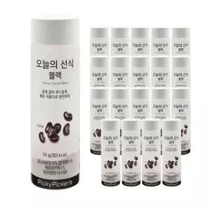 오늘의선식 블랙 20개 피키피커스 미숫가루 식사대용 아침 대용식 곡물쉐이크
