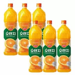 델몬트 오렌지 주스 1.5펫 x 6입