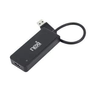 넥시 USB to HDMI 변환 젠더 컨버터 노트북 PC 듀얼 모니터 연결 어댑터 / USB3.0 외장 비디오 WISENX324