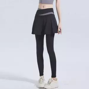 다용도 스포츠 여성 필라폴웨어 일체형 치마 레깅스