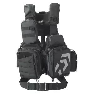 다이와 DAIWA 자동 팽창/라이프 재킷 DF6122 블랙×메탈 프리