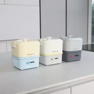 이볼브팟 멀티쿠커 미니 캠핑 차박 자취생 필수품 여행용 전기 냄비 포트