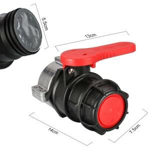 IBC 볼 밸브 탱크 교체용 스톱콕 S75x6 (75mm) DN50 신제품