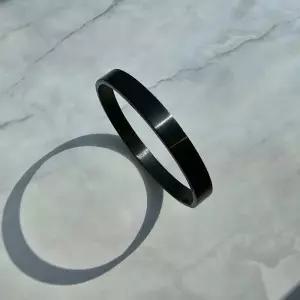 [노블른] 써지컬 스틸 민자 블랙 뱅글 남자 팔찌