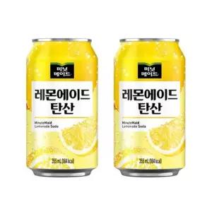 미닛메이드 레몬에이드 탄산 355ml 24개