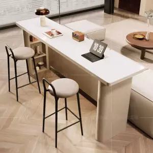 높은 바체어 홈바 아일랜드식탁 등받이 접이식 카페 가죽 스툴 바텐더