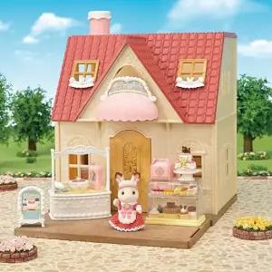 빨간지붕 이층집 케이크샵 세트