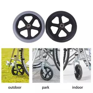 유모차 바퀴 힐 타이어  7 인치 분리형 고무 헤비 듀티 휠체어 프론트 캐스터 쇼핑 카트 휠 교체