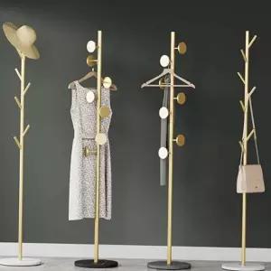 철제 옷걸이 인테리어 디자인 행거 스탠드 옷걸이 수납 모자걸이 세련된 다용도 가방 심플 정리 모던 보관