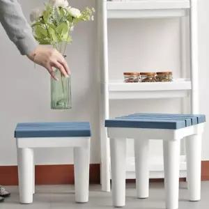 거실 스툴 작은 북유럽 어린이 인테리어 스툴 다용도 낮은 플라스틱 욕실 캠핑 간이 책상