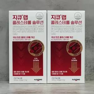 일동제약 지큐랩 콜레스테롤 솔루션 30캡슐 x 2개