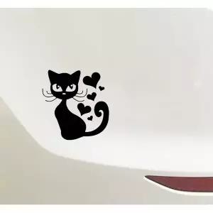 다름S 나어때 캣 차량용 스티커 / 자동차 주유구 DIY