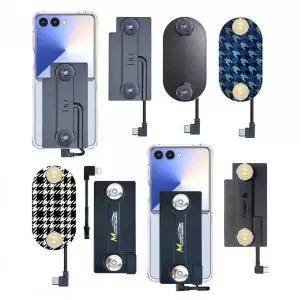 [콩심팥심]오토바이 휴대폰 자석 충전패드 케이스 젠더