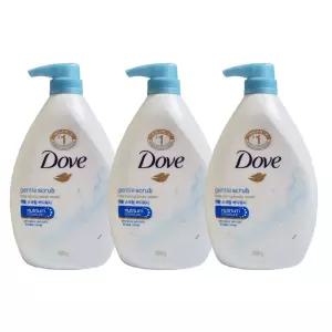 도브 젠틀 스크럽 바디워시 1,000g X3개