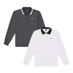 몽벨 남성 카라 배색 긴팔 티셔츠