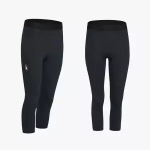 [롯데백화점]스파이더 여성 레터링 로고 밴드 7부 레깅스 SPHPCNFL253WBLK