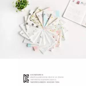 국내산 순면 손수건 아기턱받이 가제면 어린이집 준비물