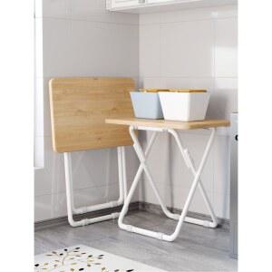 휴대용 접이식 테이블 싱글 식사 작은 컴퓨터 모던 심플 롱테이블 캐주얼 가정용 의자