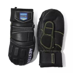 헤스트라 초등 검정 가죽 벙어리 장갑 스키 남아 6 BNA