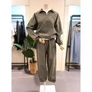 [대구백화점] [미스칸트]바스락 반집업 조거세트 카키(KESTQ404)