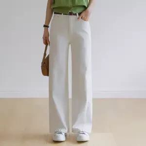 [시크폭스] 드븐 카치온 스톤워싱 와이드 코튼팬츠_61CP1751