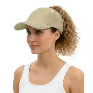 SHINCHIC 포니테일 모자, 여성용 야구 모자, 포니테일 홀 방수 골프 모자, 통기성이 좋은 하이 번 포니 캡,