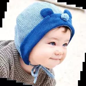 아기보넷 모모프렌즈 아기 보넷 곰돌이 니트 모자 유아