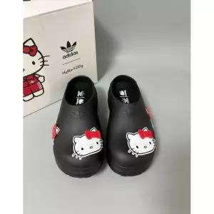 [정품] 헬로키티 x 아디다스 OG 아디폼 스탠스미스 뮬 블랙 우먼스 IH0280 [데일리 슈즈 한정 판매]