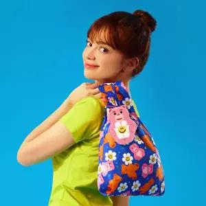 위글위글 접이식 장바구니 벨리곰 숄더백 키링 세트 Twin Bears MNS