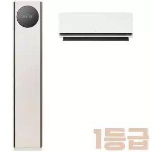 FQ22GN9BE2 LG 휘센 오브제컬렉션 타워 에어컨 기본설치포함 1등급 2in1 9시리즈 22+6평형 카밍베이지 2026년형