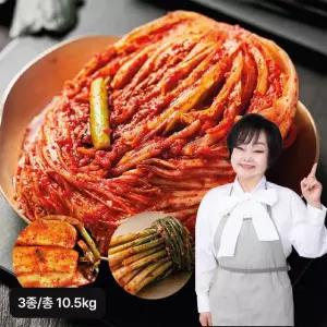 빅마마 이혜정의 맛있는 김치 3종(포기김치 8kg+총각김치 2kg+파김치 0.5kg)